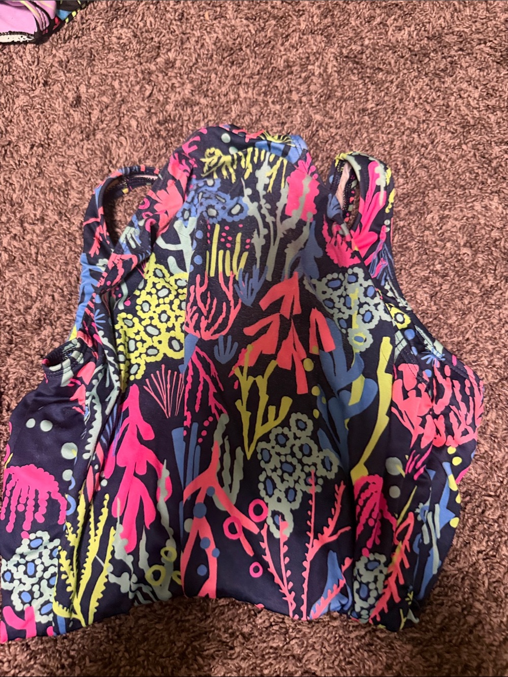 10 piece : Girls swim suit bundle! Size 10/12 w/ 3 swim cover ups! - Picture 10 of 16